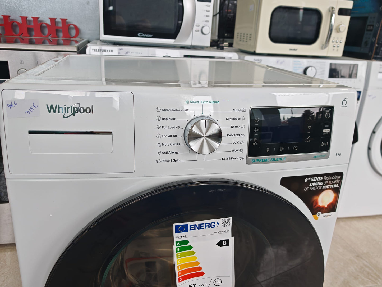 Lavadora Whirlpool 9 Kg. (01407)